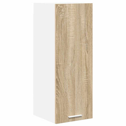 Hängeschrank Riga 2 pcs Sonoma-Eiche und Weiß 30 x 31 x 80 cm