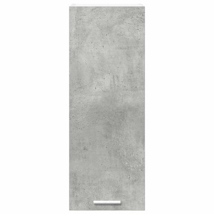 Hängeschrank mit Tür Riga Betongrau und Weiß 30 x 31 x 80 cm