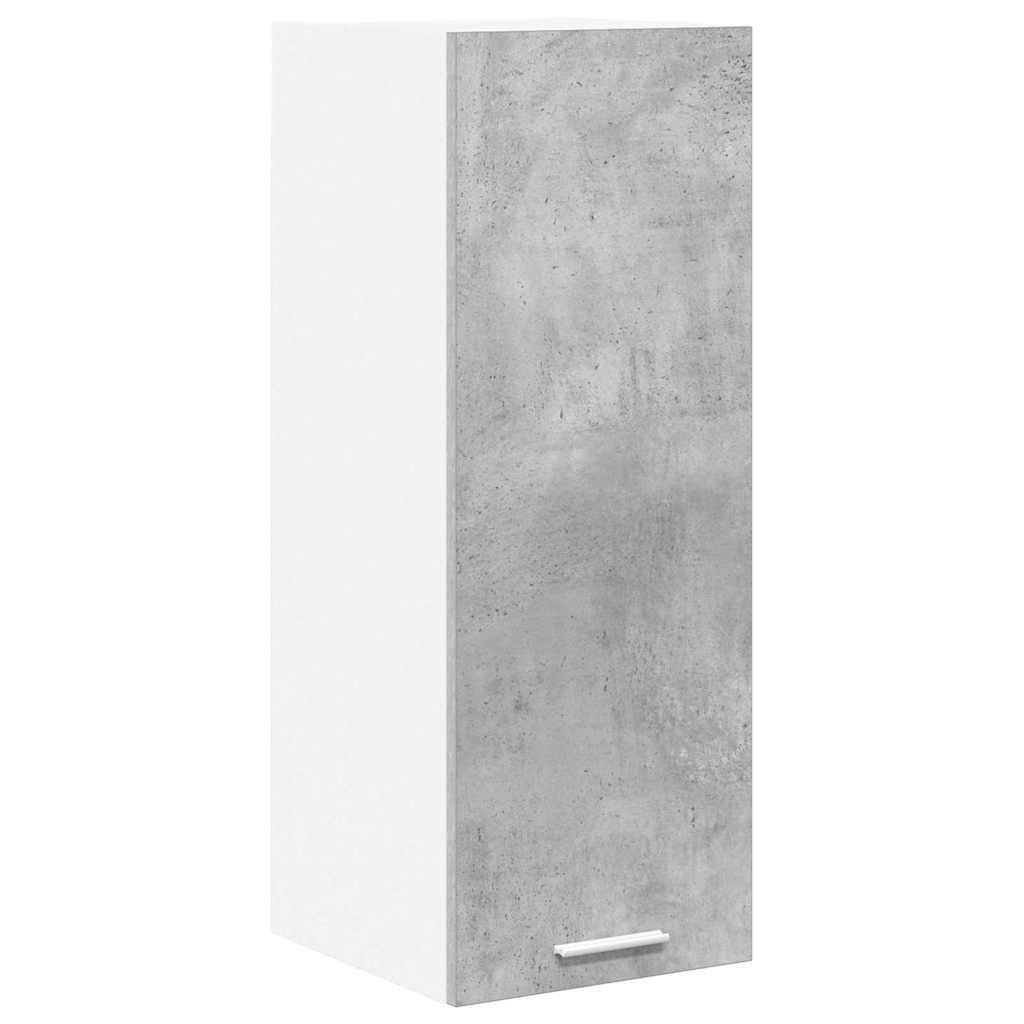 Hängeschrank Riga 2 pcs Betongrau und Weiß 30 x 31 x 80 cm