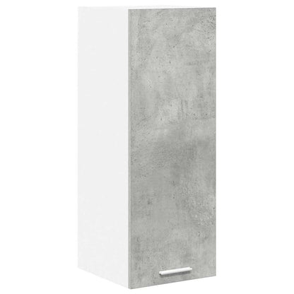 Hängeschrank Riga 2 pcs Betongrau und Weiß 30 x 31 x 80 cm