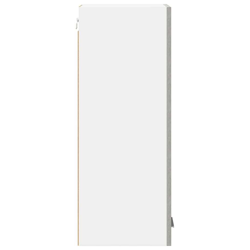 Hängeschrank Riga 2 pcs Betongrau und Weiß 30 x 31 x 80 cm