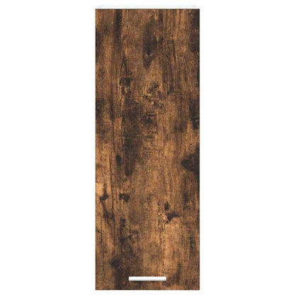 Hängeschrank mit Speicher Riga 2 pcs Geräucherte Eiche und Weiß