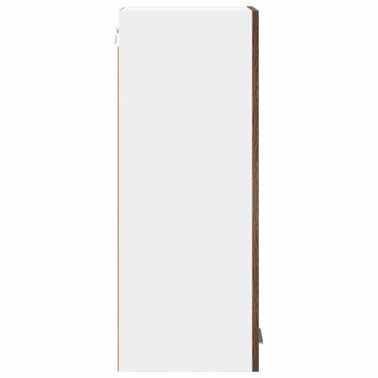 Hängeschrank mit Speicher Riga 2 pcs Geräucherte Eiche und Weiß