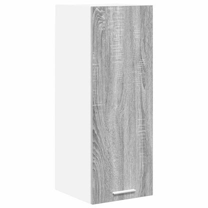 Hängeschrank Riga 2 pcs Grau Sonoma und Weiß 30 x 31 x 80 cm