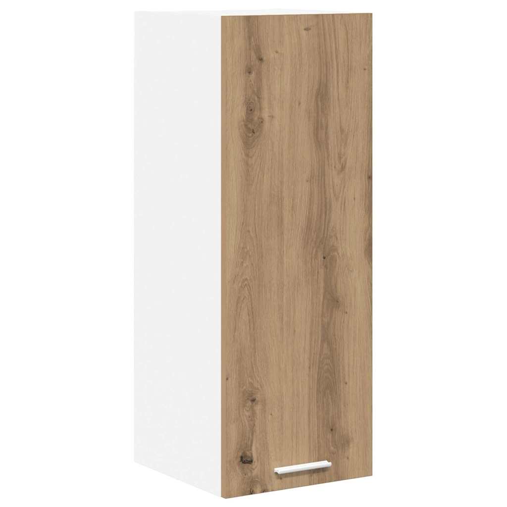 Hängeschrank Riga 2 pcs Artisan-Eiche und Weiß 30 x 31 x 80 cm
