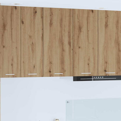 Hängeschrank Riga Artisan-Eiche und Weiß 40 x 31 x 80 cm