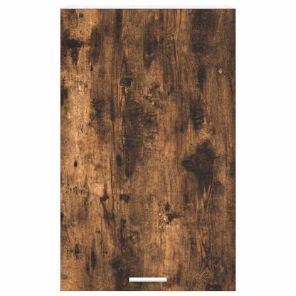 Hängeschrank Riga Geräucherte Eiche und Weiß 50 x 31 x 80 cm