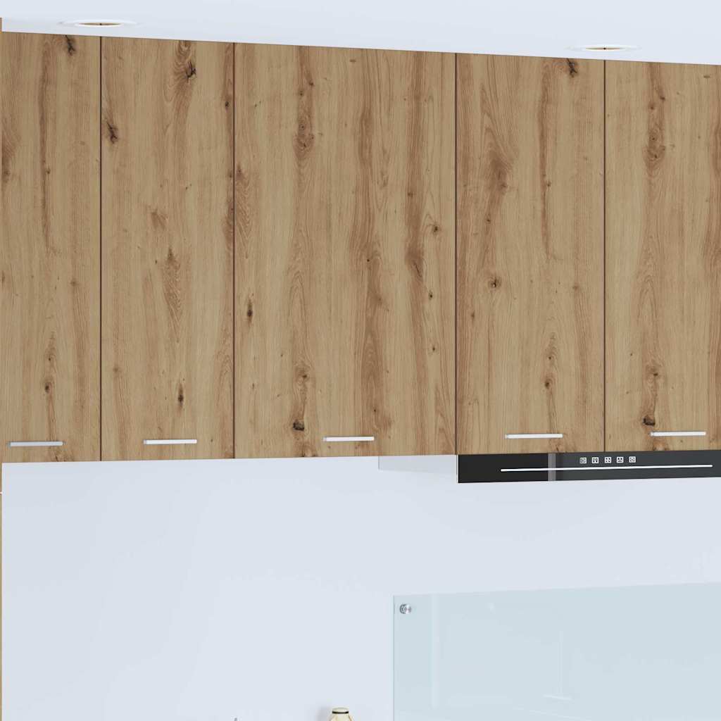 Hängeschrank Riga Artisan-Eiche und Weiß 50 x 31 x 80 cm