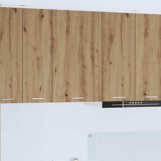 Hängeschrank Riga Artisan-Eiche und Weiß 50 x 31 x 80 cm