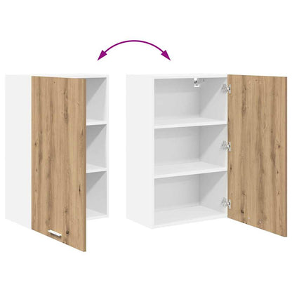 Hängeschrank Riga Artisan-Eiche und Weiß 50 x 31 x 80 cm