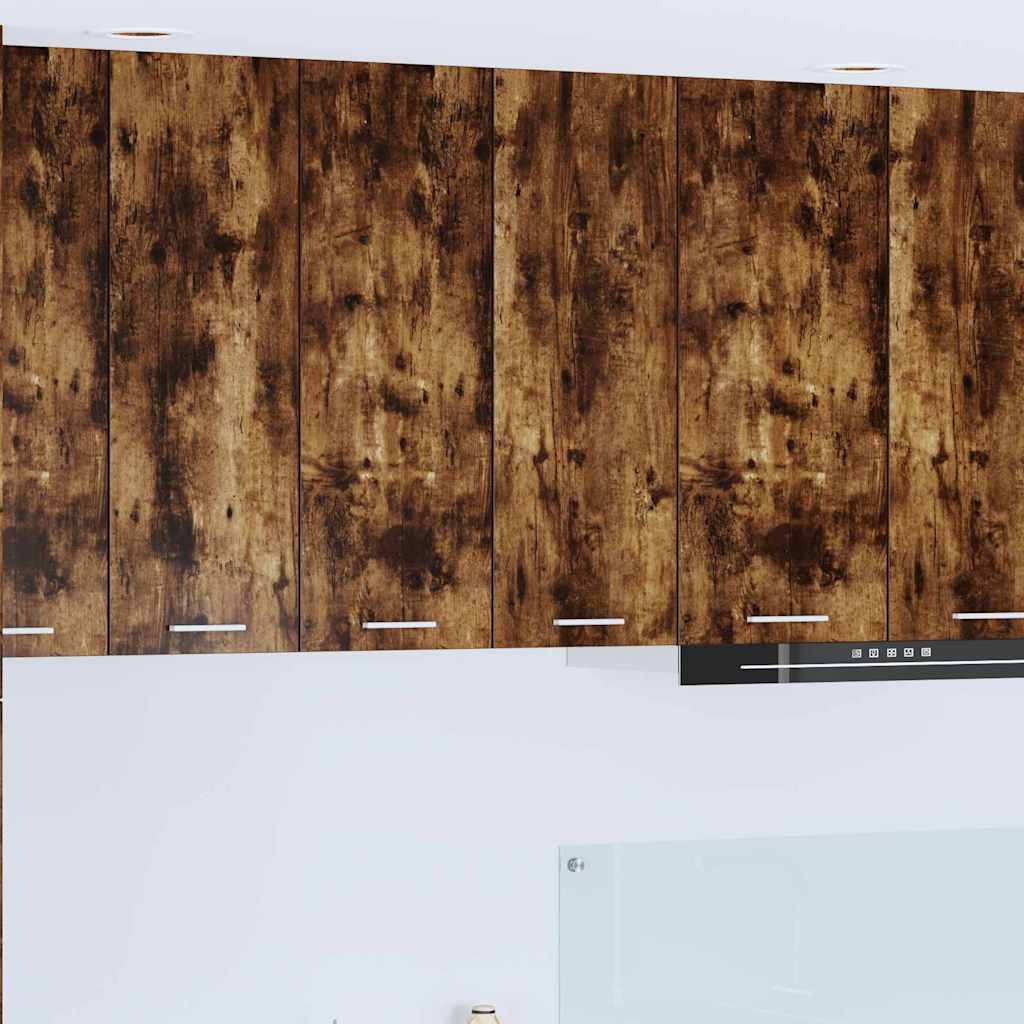 Hängeschrank mit Tür Riga Geräucherte Eiche 60 x 31 x 80 cm