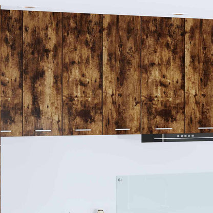 Hängeschrank mit Tür Riga Geräucherte Eiche 60 x 31 x 80 cm