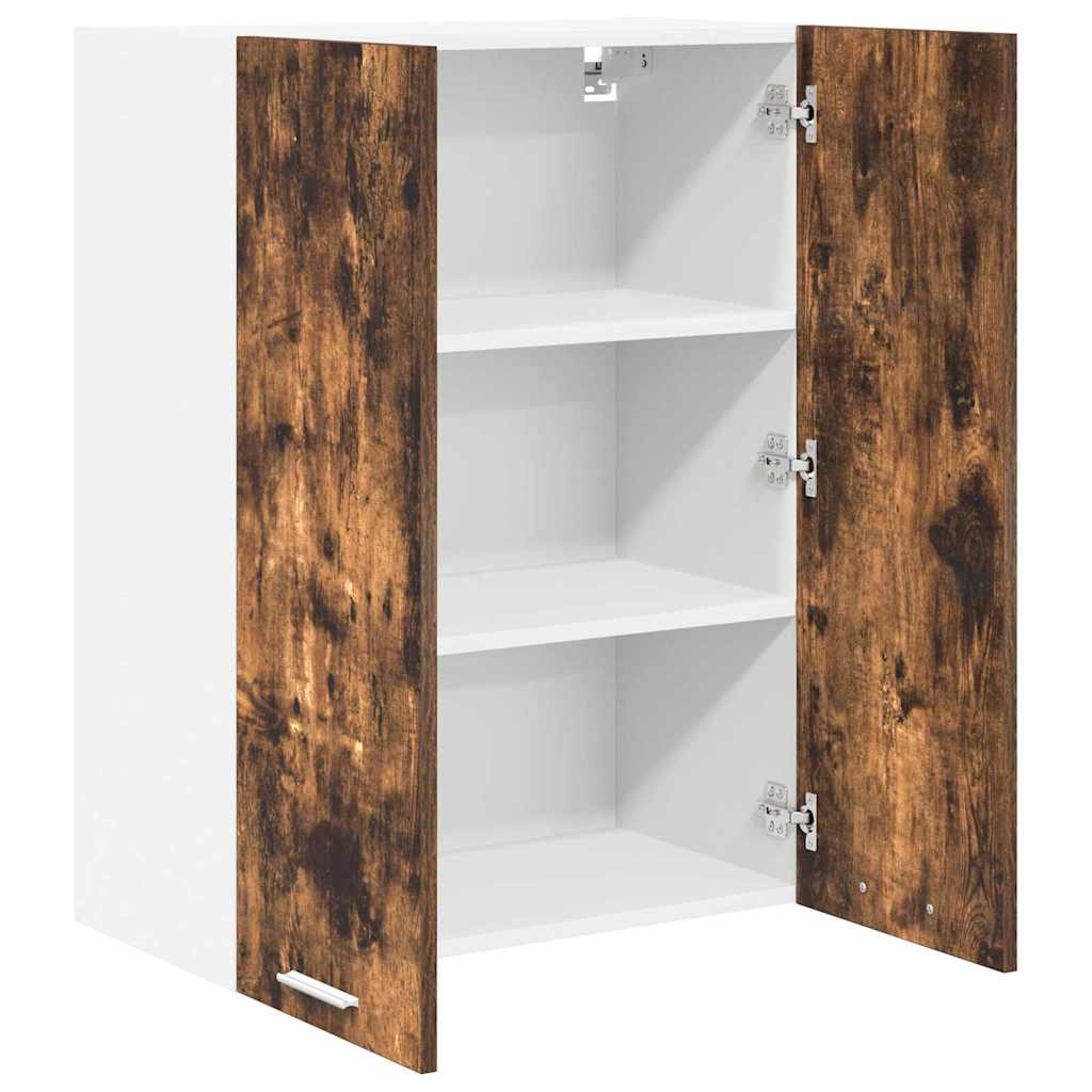 Hängeschrank mit Tür Riga Geräucherte Eiche 60 x 31 x 80 cm