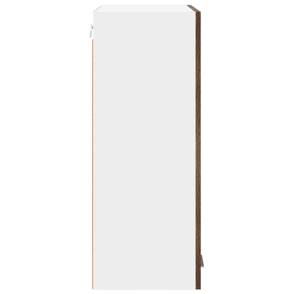 Hängeschrank mit Tür Riga Geräucherte Eiche 60 x 31 x 80 cm