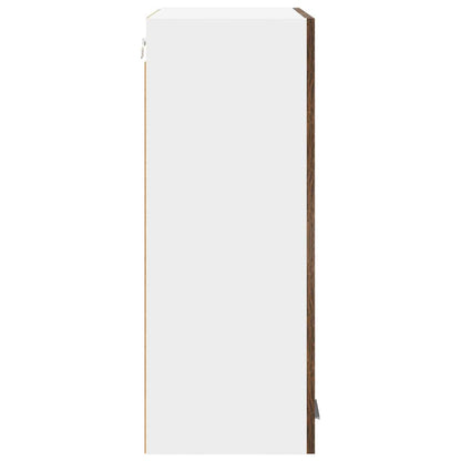 Hängeschrank mit Tür Riga Geräucherte Eiche 60 x 31 x 80 cm