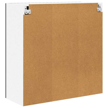 Hängeschrank mit Tür Riga Schwarz Eichen-Optik 80 x 31 x 80 cm