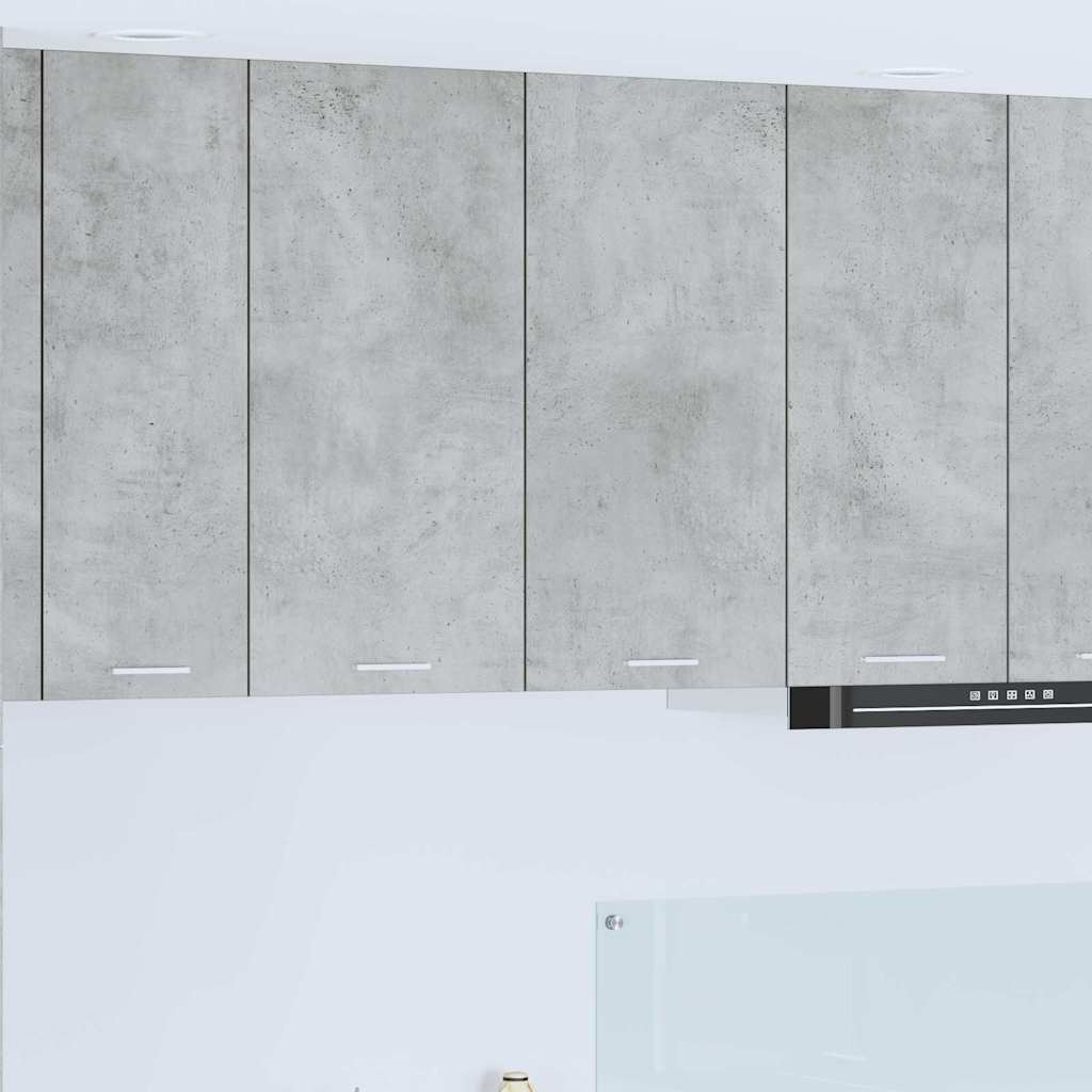 Hängeschrank Riga Beton Grau 80 x 31 x 80 cm Holzwerkstoff