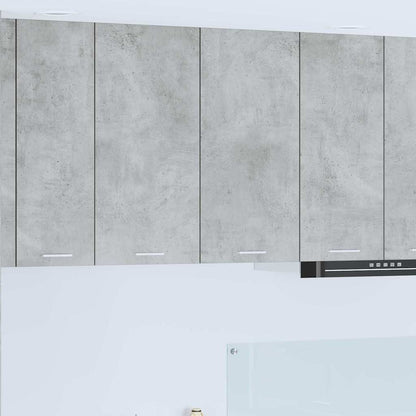 Hängeschrank Riga Beton Grau 80 x 31 x 80 cm Holzwerkstoff