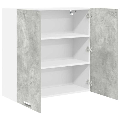 Hängeschrank Riga Beton Grau 80 x 31 x 80 cm Holzwerkstoff
