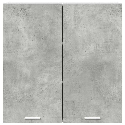 Hängeschrank Riga Beton Grau 80 x 31 x 80 cm Holzwerkstoff