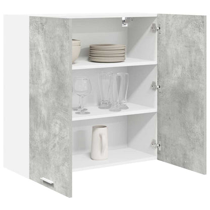 Hängeschrank Riga Beton Grau 80 x 31 x 80 cm Holzwerkstoff