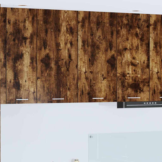 Hängeschrank mit Tür Riga Geräucherte Eiche 80 x 31 x 80 cm