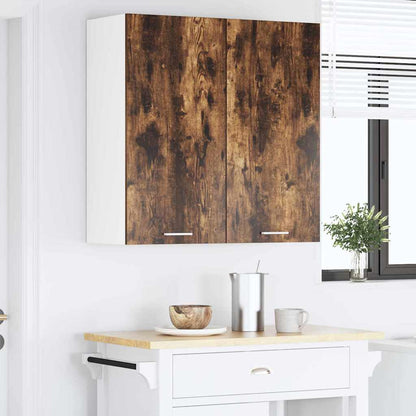 Hängeschrank mit Tür Riga Geräucherte Eiche 80 x 31 x 80 cm