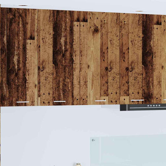 Hängeschrank mit Tür Riga Altholz 80 x 31 x 80 cm Holzwerkstoff