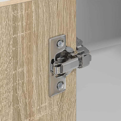 Hängeschrank Riga Sonoma-Eiche und Weiß 57 x 57 x 80 cm