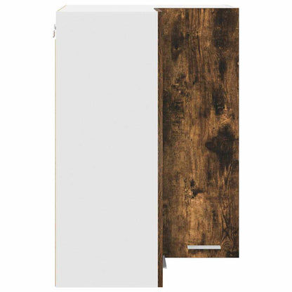 Hängeschrank Riga Geräucherte Eiche und Weiß 57 x 57 x 80 cm