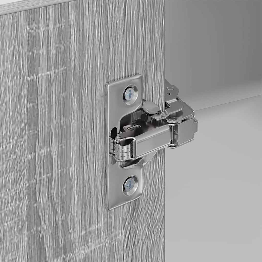 Hängeschrank Riga Grau Sonoma und Weiß 57 x 57 x 80 cm