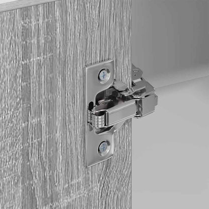 Hängeschrank Riga Grau Sonoma und Weiß 57 x 57 x 80 cm