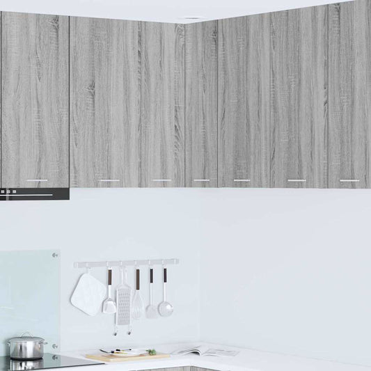 Hängeschrank Riga Grau Sonoma und Weiß 57 x 57 x 80 cm