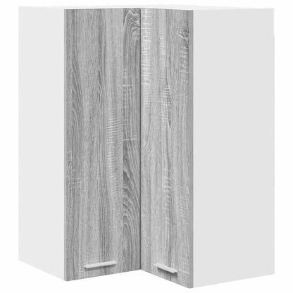 Hängeschrank Riga Grau Sonoma und Weiß 57 x 57 x 80 cm