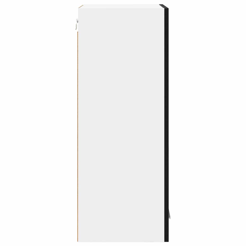 Hängeschrank Riga 2 pcs Schwarz Eichen-Optik 40 x 31 x 80 cm