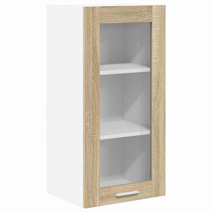 Hängeschrank mit Tür Riga 2 pcs Sonoma-Eiche 40 x 31 x 80 cm