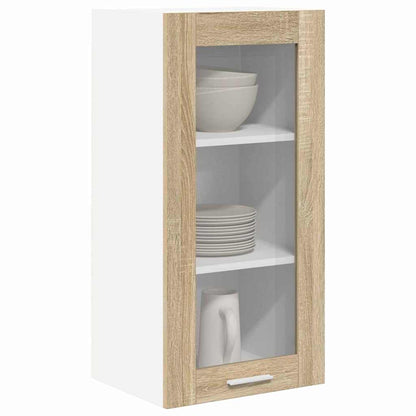 Hängeschrank mit Tür Riga 2 pcs Sonoma-Eiche 40 x 31 x 80 cm