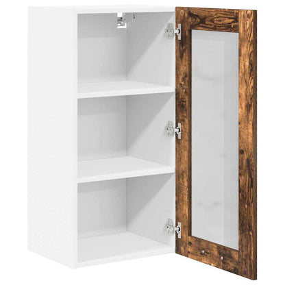 Hängeschrank Riga 2 pcs Geräucherte Eiche 40 x 31 x 80 cm