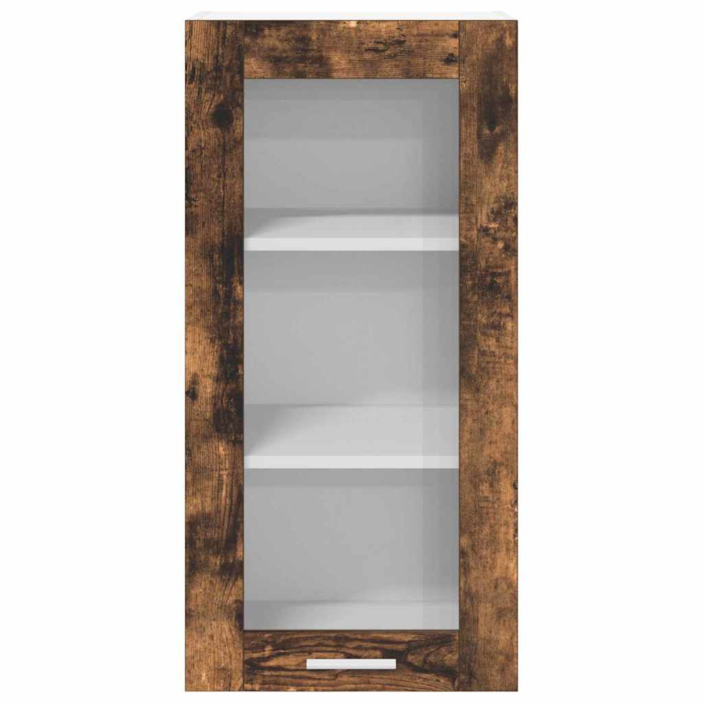 Hängeschrank Riga 2 pcs Geräucherte Eiche 40 x 31 x 80 cm