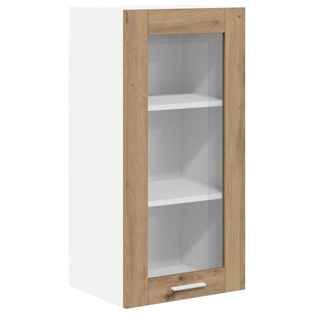 Hängeschrank mit Tür Riga 2 pcs Artisan-Eiche 40 x 31 x 80 cm