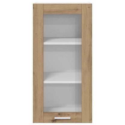 Hängeschrank mit Tür Riga 2 pcs Artisan-Eiche 40 x 31 x 80 cm