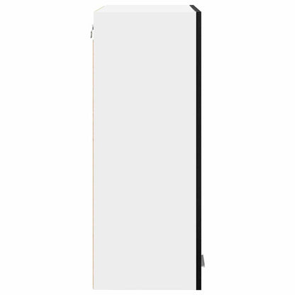 Hängeschrank mit Tür Riga Schwarz Eichen-Optik 60 x 31 x 80 cm