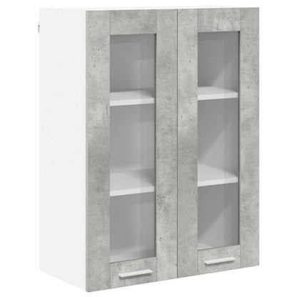 Hängeschrank Riga Beton Grau 60 x 31 x 80 cm Holzwerkstoff