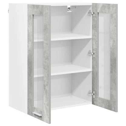 Hängeschrank Riga Beton Grau 60 x 31 x 80 cm Holzwerkstoff