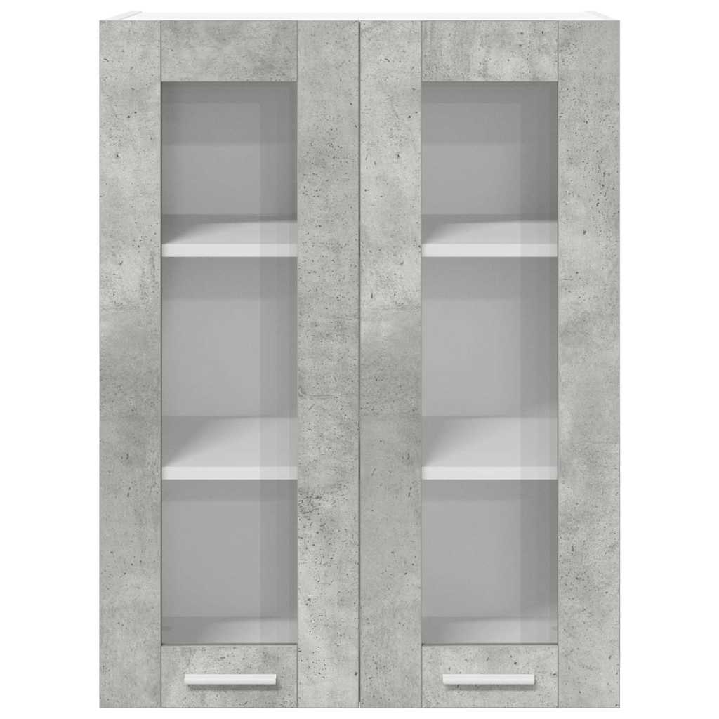 Hängeschrank Riga Beton Grau 60 x 31 x 80 cm Holzwerkstoff