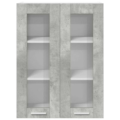 Hängeschrank Riga Beton Grau 60 x 31 x 80 cm Holzwerkstoff