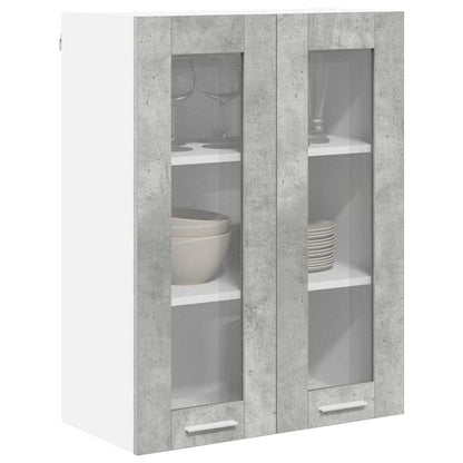Hängeschrank Riga Beton Grau 60 x 31 x 80 cm Holzwerkstoff