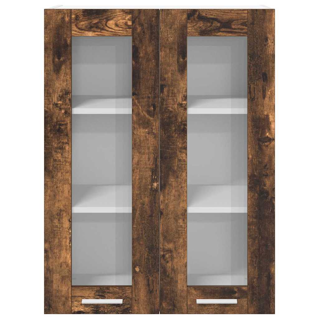 Hängeschrank mit Tür Riga Geräucherte Eiche 60 x 31 x 80 cm