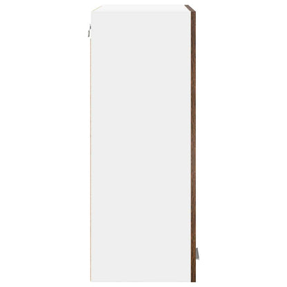 Hängeschrank mit Tür Riga Geräucherte Eiche 60 x 31 x 80 cm