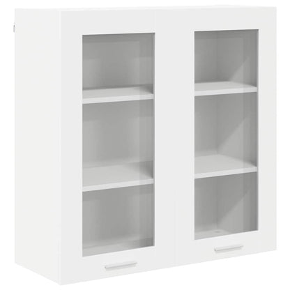 Hängeschrank mit Regal Riga Weiß 80 x 31 x 80 cm Holzwerkstoff
